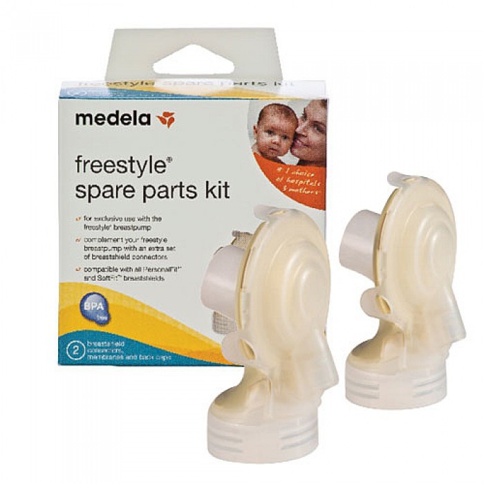 medela-อะไหล่แท้-รุ่น-freestyle-ชุดข้อต่อ-2อัน-ชุดสายยาง-1-ชุด