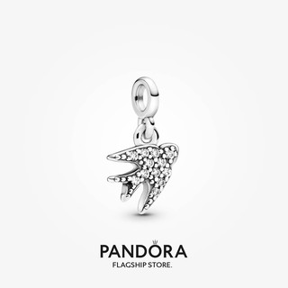 Pandora จี้รูปนกนางแอ่น ME My Swallow ของขวัญวันเกิด สําหรับสุภาพสตรี DIY p825