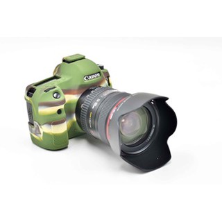 Soft Silicone Rubber Camera Case for Canon EOS 6D (ARMY)