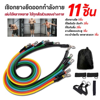 ภาพหน้าปกสินค้าA125 ยางยืดกล้ามเนื้อ R11 ยางยืด สายแรงต้าน ออกกำลังกาย Resistance Bands Set สร้างกล้ามเนื้อ ออกกําลังกาย ที่เกี่ยวข้อง