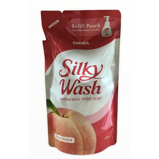 Silky Wash SARAYA สบู่โฟมล้างมือขจัดแบคทีเรีย ขนาด รีฟิล จากประเทศญี่ปุ่น