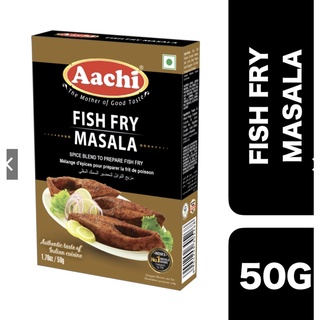 Aachi Fish Fry Masala 50g  อาชิ ผงปลาทอดมาซาล่า 50 กรัม (Buy 2 Get 1 Free)