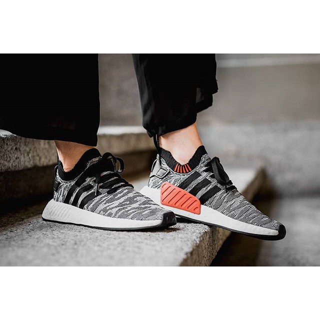 Adidas NMD R2 pk tiger camo black white glitch | Shopee Thailand