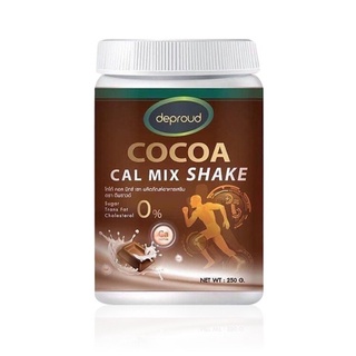 ภาพขนาดย่อของภาพหน้าปกสินค้าดีพราว โกโก้ แคลเซียม Deproud Cocoa Cal Mix Shake จากร้าน panlann บน Shopee