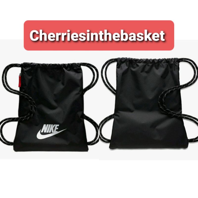 ลิขสิทธิ์แท้-nike-sack-กระเป๋า-เป้-ถุงผ้า-หูรูด-กระเป๋าผ้า-กระเป๋าสะพาย-กระเป๋าเดินทาง