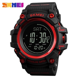 SKMEI Men Sport Watches Countdown Pressure Compass Wristwatches Alarm Chrono Digital Watch Waterproof Relogio Masculino