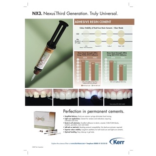 ภาพขนาดย่อของภาพหน้าปกสินค้าNX3 Adhesive dental Resin Cement 5g. จากร้าน satamsa บน Shopee
