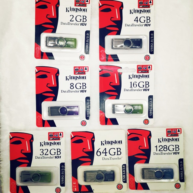 ภาพหน้าปกสินค้าKingston USB Flash Drive 2GB 4GB 8GB 16GB 32GB 64GB 128GB 256GB รุ่น DT101 แฟลชไดร์ฟ แฟลชไดร์ จากร้าน goodfd บน Shopee
