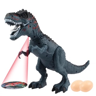 ELIYA ของเล่นเด็ก ไดโนเสาร์ของเล่นมีเสียง โมเดลไดโนเสาร์ ตัวใหญ่ มีเสียงร้องเหมือนจริง ผลิตจากยางอย่างดี (คละสี)
