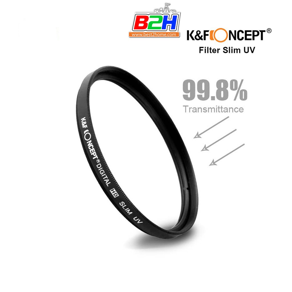 ภาพหน้าปกสินค้าK&F CONCEPT FILTER Slim UV ฟิวเตอร์ทุกขนาด จากร้าน best2home บน Shopee