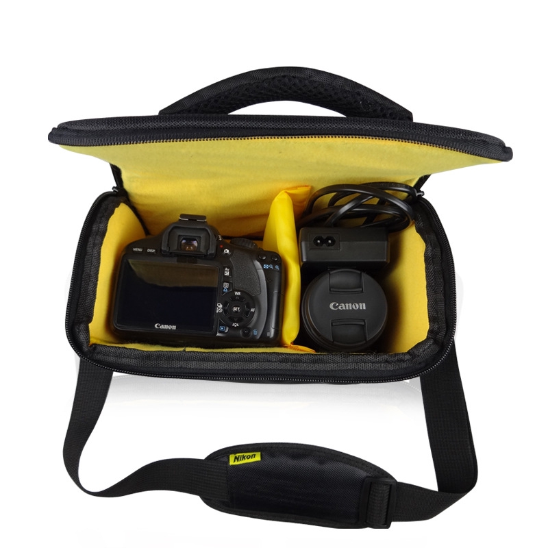 ภาพสินค้าQIAOYUE พร้อมส่ง คลาสสิกกล้องกระเป๋ากล้อง กระเป๋าเก็บกล้อง กระเป๋ากล้อง Classic Nikon Camera DSLR Shoulder Bag จากร้าน qiaoyuesportscity บน Shopee ภาพที่ 2