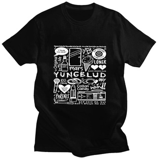 เสื้อยืด - นักร้อง Yungblud 2022 แฟชั่นขายร้อนพิมพ์ฤดูร้อนแขนสั้นบางหลวมลําลองคุณภาพผ้าฝ้ายผู้ชายกี