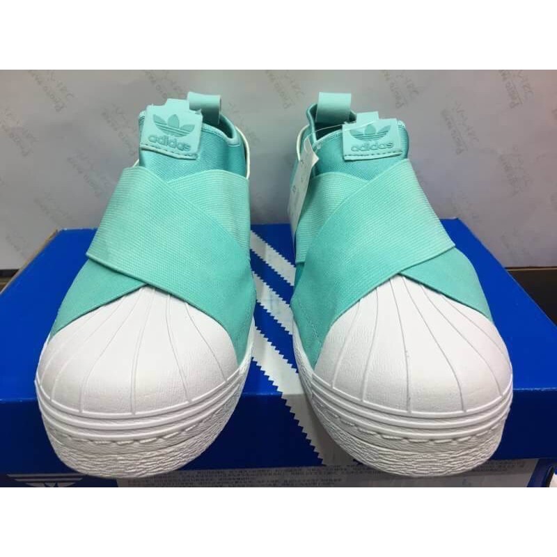 รองเท้าผ้าใบรุ่น-adidas-slip-on-mint