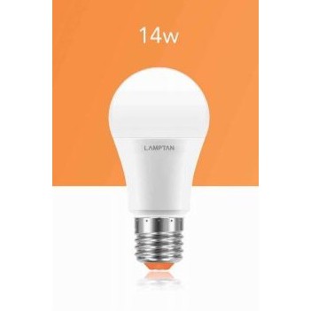 lampton-หลอดไฟ-led-bulb-gloss-14-วัตต์-daylight-e27-แสงขาว-แพ็คคู่-ของแท้-100-เก็บเงินปลายทางได้