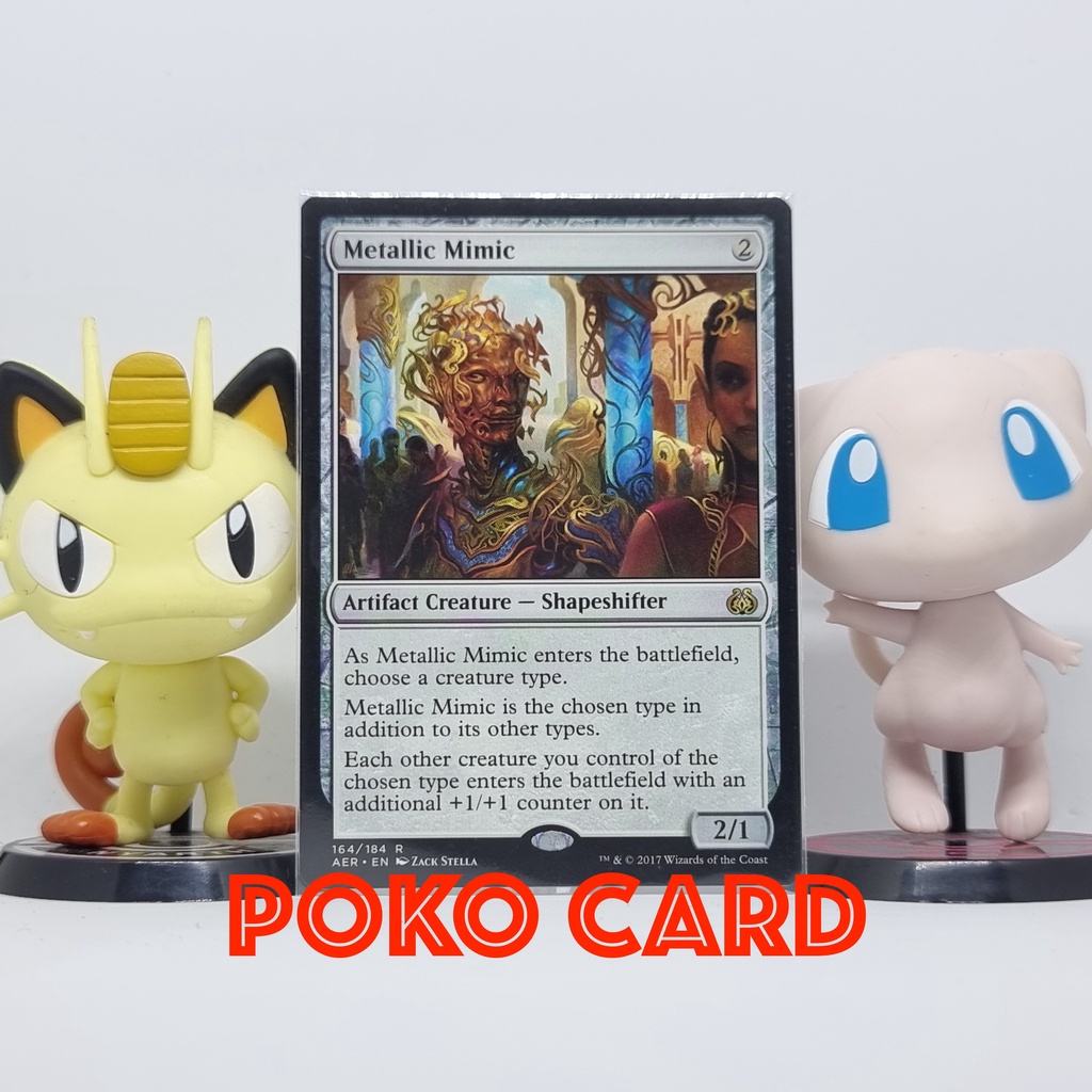 Metallic Mimic การ์ด Magic The Gathering ของแท้ จากชุด Aether Revolt