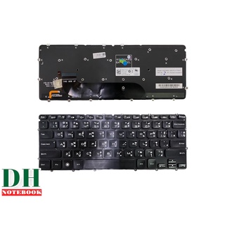 คีย์บอร์ดโน๊ตบุ๊ค keyboard DELL XPS 13 มีไฟ 9370 13-9370 13-9370-D1705S 9317 13-9380 TH-ENG