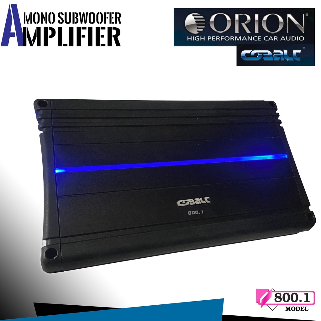 ลดพิเศษของแท้100-พาวเวอร์แอมป์รถยนต์-orion-รุ่น-cobalt-co800-1-แอมป์โมโนclass-a-bขับซับตู้กำลังขับสูงสุด-800วัตต์