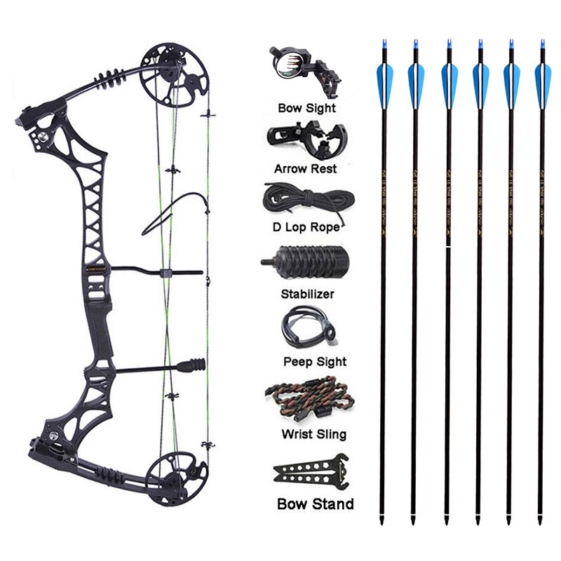 junxing-m129-คอมโพสิตลูกรอกโบว์กลางแจ้งธนูธนูธนูชุดมือขวา-30-70-ปอนด์ปรับชุดโบว์แข่งขันได้อย่างอิสระ