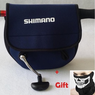 Shimano กระเป๋าใส่รอกตกปลา แบบพกพา พร้อมหน้ากาก ของขวัญ