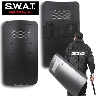 SWAT SHIELD โล่เหล็ก โล่โลหะ โล่ตำรวจ Police ทหาร Soldier ปราบจลาจล