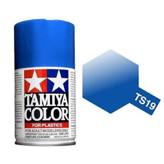 Tamiya Spray Color สีสเปร์ยทามิย่า TS-19 METALLIC BLUE 100ML