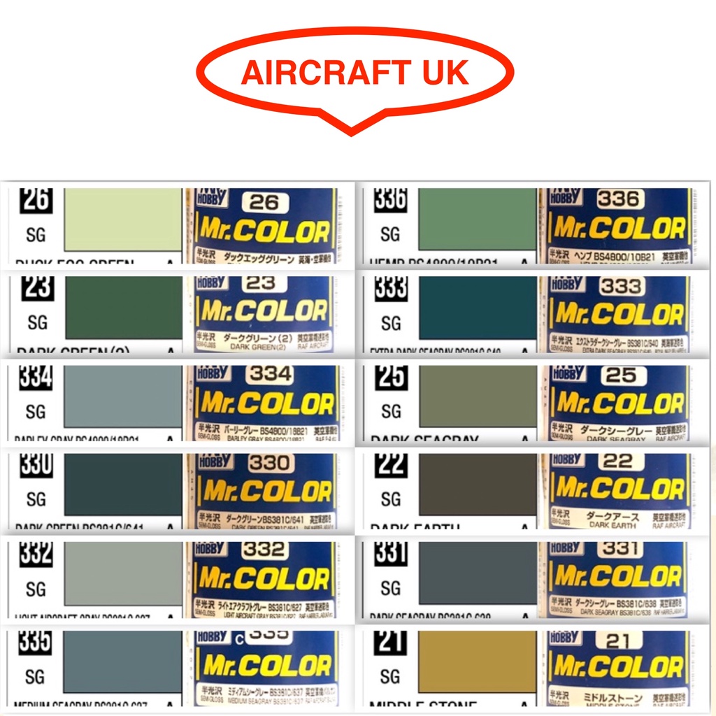 Mr.COLOR AIRCRAFT UK สีกลุ่ม อากาศยาน UK | Shopee Thailand
