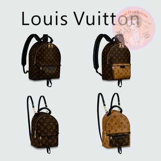 Shopee ลดกระหน่ำ 🔥ของแท้ 100% 🎁Louis Vuitton Brand New PALM SPRINGS Small Backpack