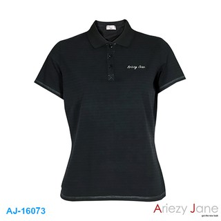 Ariezy Jane AJ-16073 เสื้อโปโลแขนสั้นลายปัก ผ้า100%cotton