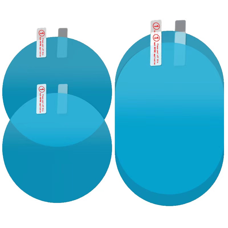 ราคาและรีวิวฟิล์มติดกระจกมองข้างรถยนต์ ฟิล์มกระจกมองข้าง ป้องกันรอยขีดข่วนกันฝนกันน้ำ ฟิล์มกันฝนกันน้ำและกันฝ้ากระจกมองหลัง1ชุด2ชิ้น