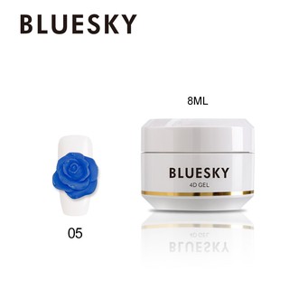 สีเจล เจลปั้น 4D Bluesky gel polish 4D gelvc05 สีน้ำเงิน