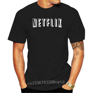 เสื้อผ้าผชเสื้อยืด พิมพ์ลาย Netflix Movie Netflix And Chill สีดํา แฟชั่นฤดูร้อน สําหรับผู้ชาย ไซซ์ S-3XLS-5XL