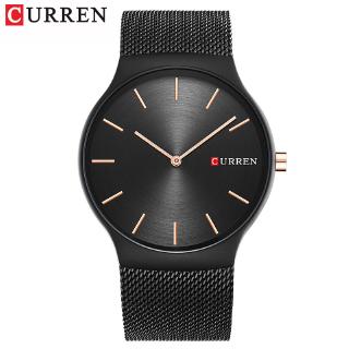 CURREN Brand Luxury Mens Quartz Watch Men Waterproof Ultra Thin Analog Clock Male Fashion Sports Watches Black masculino