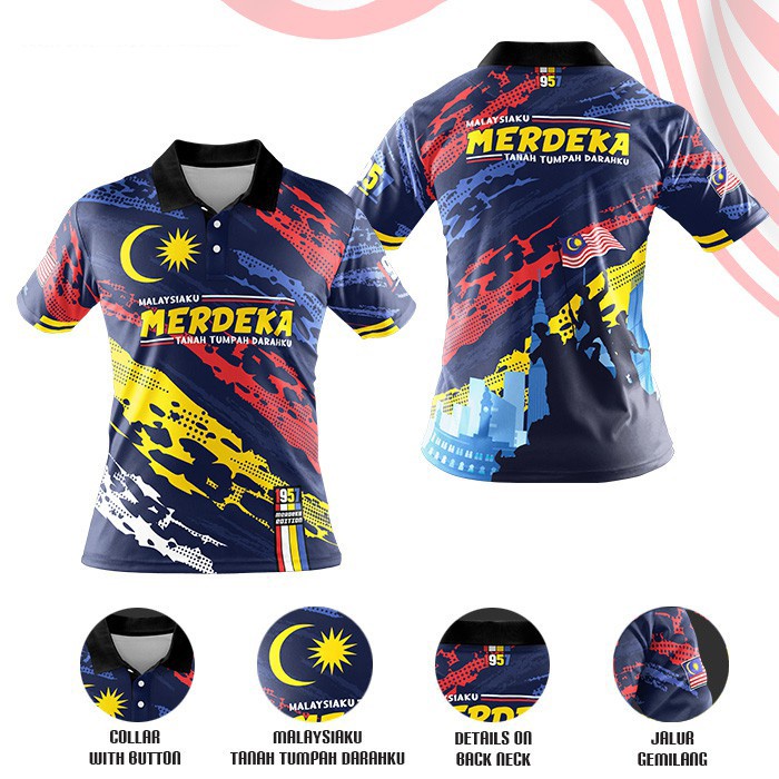 merdeka-special-edition-เสื้อเชิ้ตไมโครไฟเบอร์-สไตล์มาเลเซีย-สําหรับผู้ชาย-และผู้หญิง