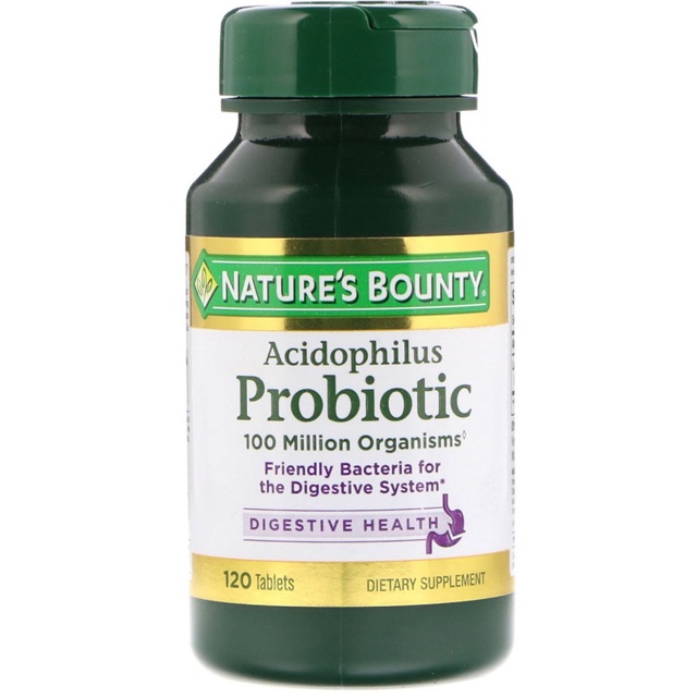 ภาพหน้าปกสินค้าNatures Bounty Acidophilus Probiotic 120 Tablets จากร้าน bh.usa บน Shopee