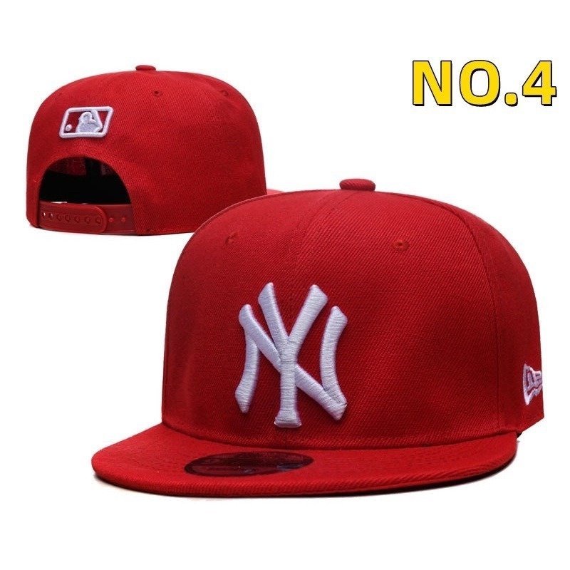 newera-mlb-หมวกเบสบอลแฟชั่น-ปรับขนาดได้-สีดํา-สไตล์ฮิปฮอป-h72b