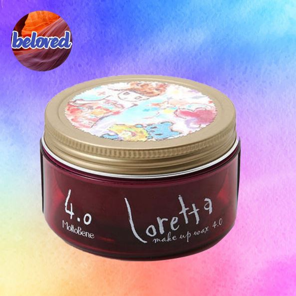 MoltoBene Loretta Make Up Hair Wax 4.0 – Für Normalen Halt, 65g Dose, Für Natürliches Styling