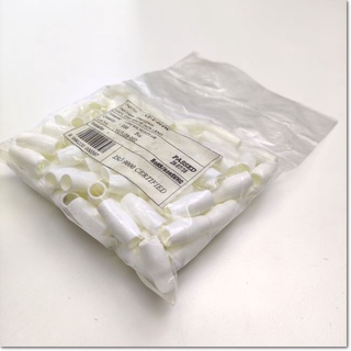 V-14 White (VC-014 White) ปลอกหุ้มหางปลา สเปค 100 pcs / pack ,Bandex