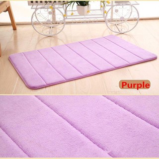 พรมเช็ดเท้า กันลื่น ซับน้ำดี memory foam bath mat ควรมีไว้ติดบ้าน ซื้อให้คุณพ่อคุณแม่ และลูกเล็ก เซฟตี้อันตราย