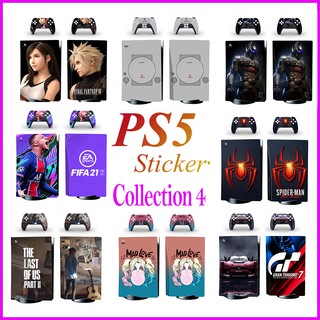 ((พร้อมส่งจากไทย🇹🇭)) STICKER กันรอย PS5 รุ่น Blu-Ray DISC 💿 สีสวย คมชัด ส่งเร็วภายใน 1-2 วัน 🚀(Collection 4)