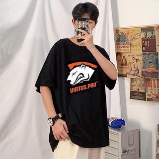 Tee เสื้อยืดแขนสั้น ผ้าฝ้ายแท้ พิมพ์ลายโลโก้เกม CSGO Tianlu แฟชั่นฤดูร้อน สําหรับผู้ชาย 335สวยๆบาง