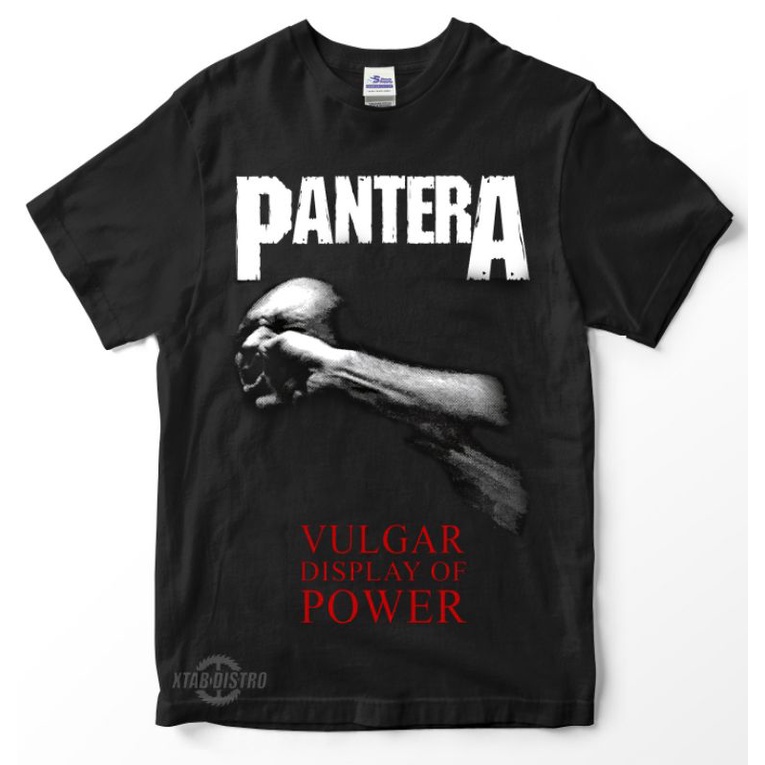 เสื้อยืด-pantera-vulgar-display-of-power-พรีเมี่ยม-เสื้อยืด-pantera-สายรัดโลหะ-megadeth-slayer-anthrax-vintage-sepultura