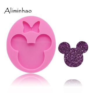 สินค้า DY0075 Shiny 1.57/1.96 inches Mouse Bow silicone mold cake decorating tools resin gumpaste Fondant Sugar Craft Molds DIY Cake