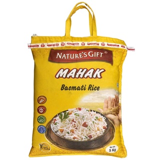 ข้าวข้าวบาสมะติ 100% 5 กก.(ถุงเหลือง) ถุง MAHAK BASMATI Rice 5KG