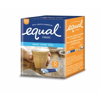 อิควล คลาสสิค หวานแทนน้ำตาล 100 ซอง Equal Classic Zero calorie sweetener 100 sticks