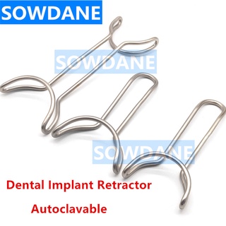 1pc Dental Orthodontic T shape Retractor Mouth Gag Opener Teeth Retractor Double Ends Dentist Ortho Instrument Tool Auto