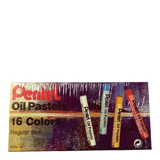 เพนเทล สีชอล์ค 16 สี รุ่นPHN-16 แพ็ค 3 กล่อง101342Pentel Oil Pastel 16 Color Crayon 3Pcs/Pack