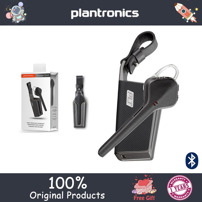 ชุดหูฟังบลูทูธไร้สาย Plantronics Voyager 3240 4 . 1 ลดเสียงรบกวน | Shopee  Thailand