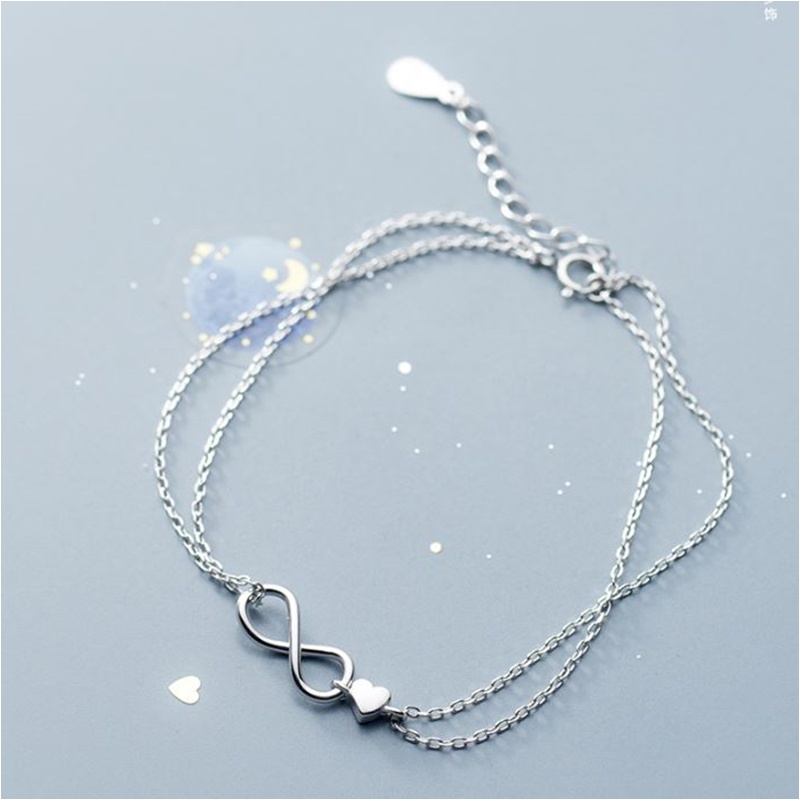 s925-infinity-love-bracelet-สร้อยข้อมือเงินแท้-รักไม่มีที่สิ้นสุด-ใส่สบาย-เป็นมิตรกับผิว