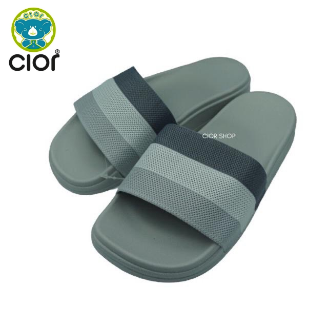 cior-shop-รองเท้าแตะผู้หญิงสไตล์มินิมอลอัพเปอร์ผ้าถัก-รุ่นco551