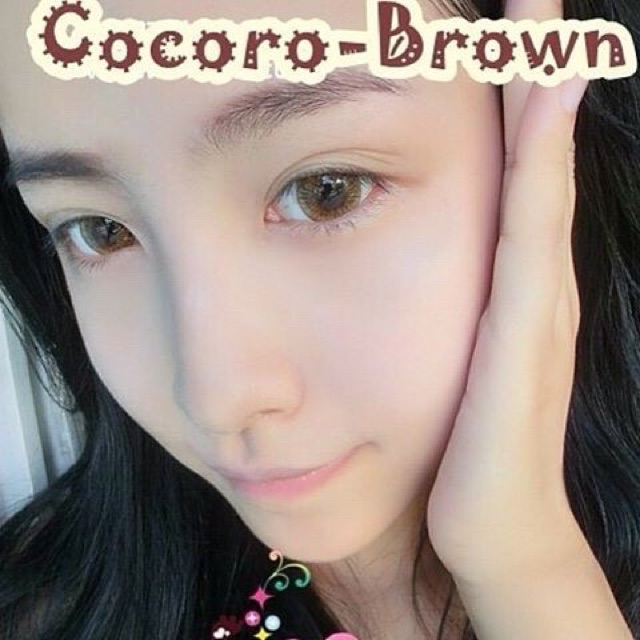 cocoro-brown-mini-cocoro-brown-1-2-น้ำตาล-สีน้ำตาล-kitty-kawaii-contact-lens-bigeyes-คอนแทคเลนส์-ค่าสายตา-สายตาสั้น